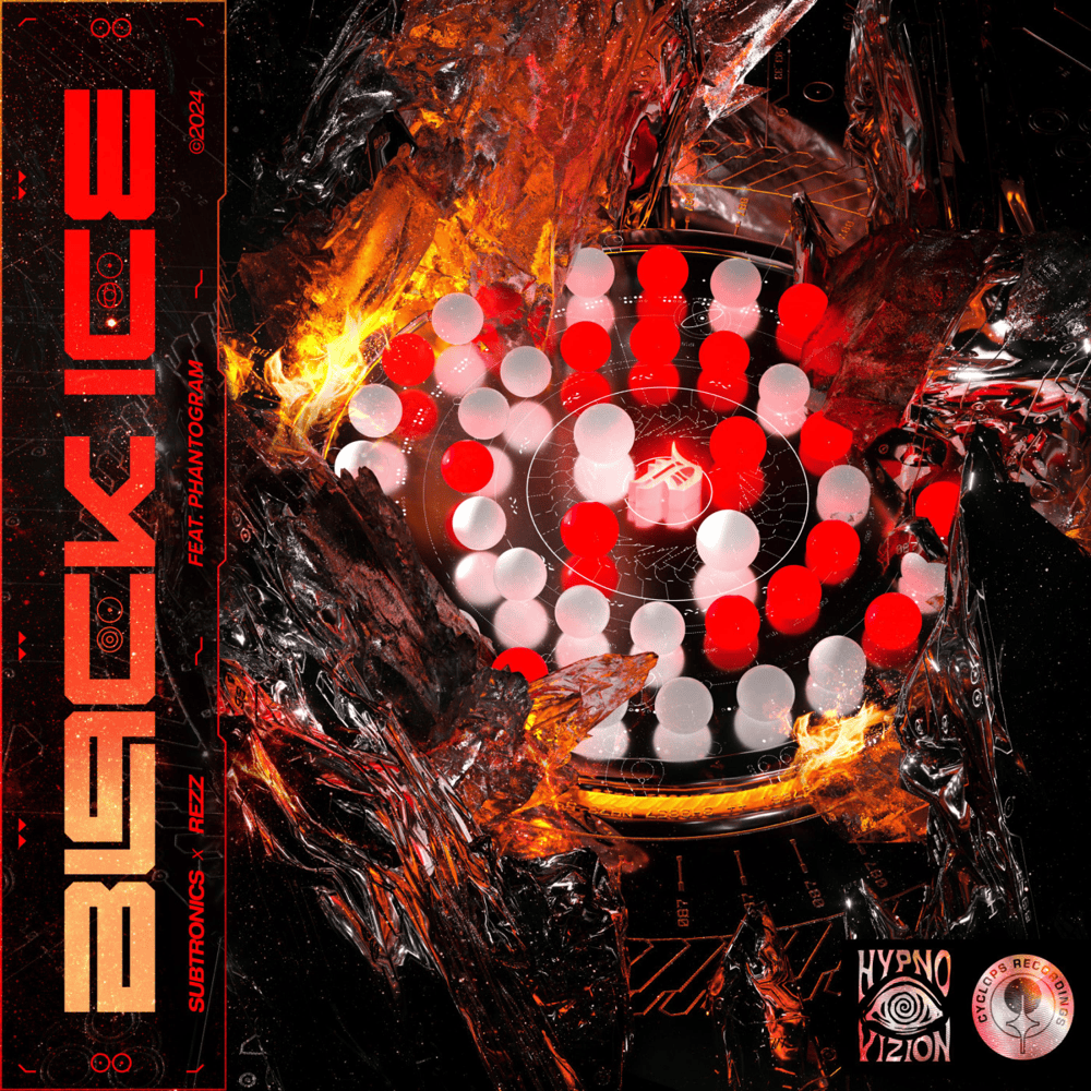 Album cover art for "Black Ice (Remix)" by Subtronics & Phantogram