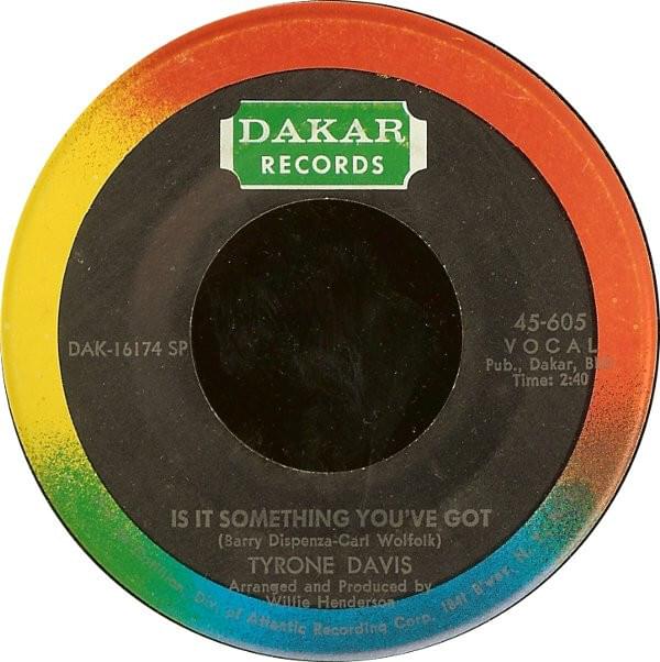 Album cover art for "Is It Something You’ve Got?" by Tyrone Davis