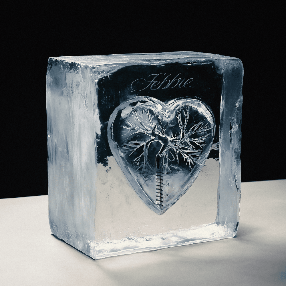 Album cover art for "FEBBRE" by CLARA