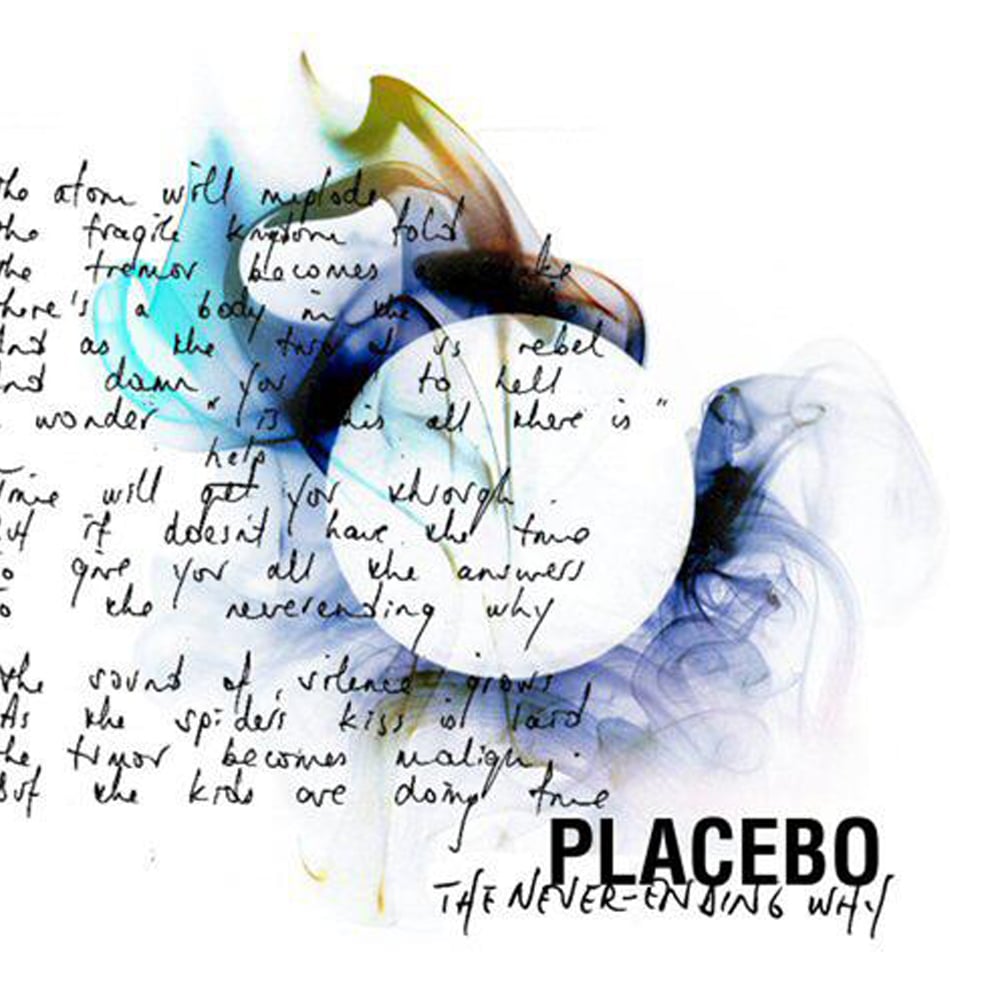 Album cover art for "The Never-Ending Why" by Placebo