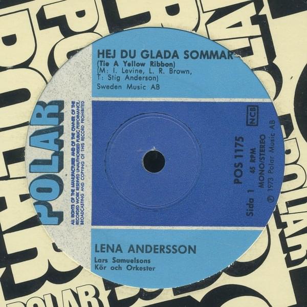 Album cover art for "Hej du glada sommar" by Lena Andersson