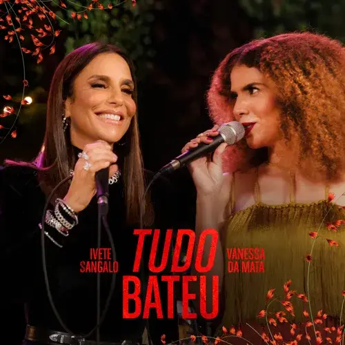 Album cover art for "Tudo Bateu" by Ivete Sangalo