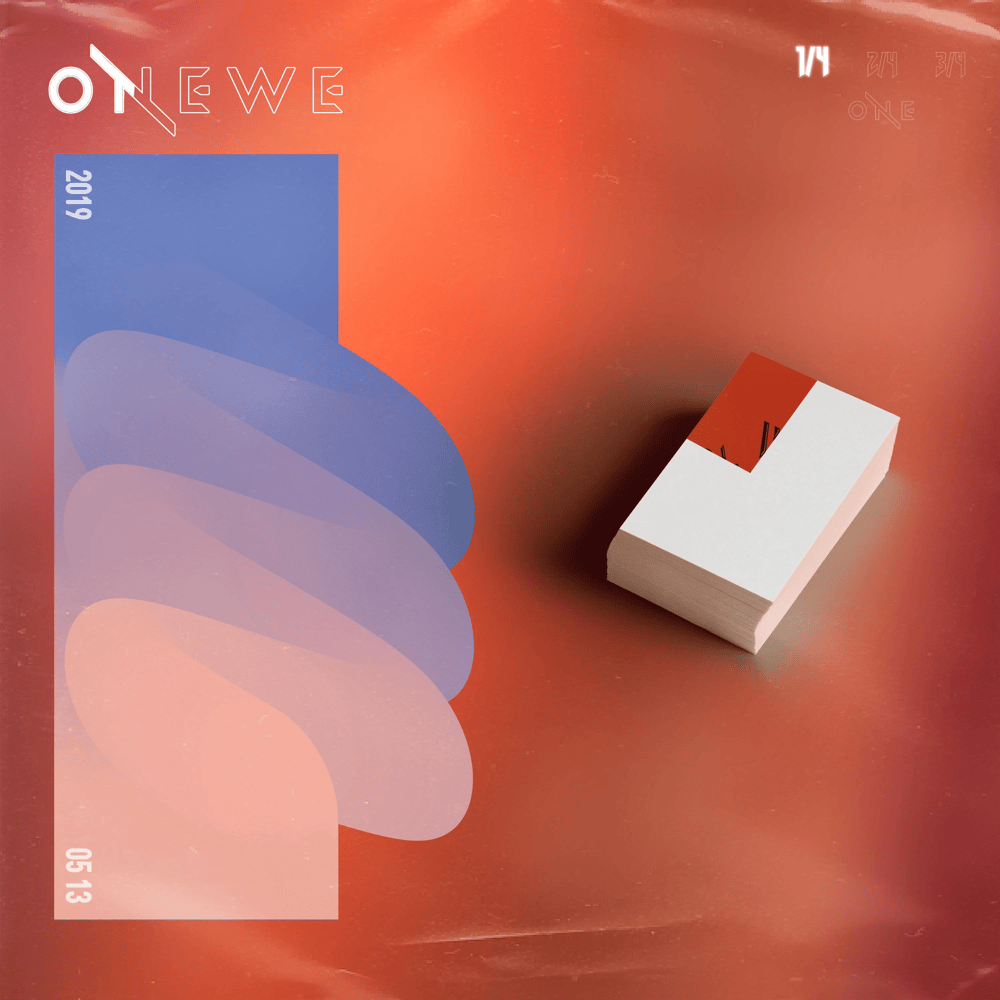 Album cover art for "귀걸이가 나를 때리게 (Ring On My Ears)" by ONEWE
