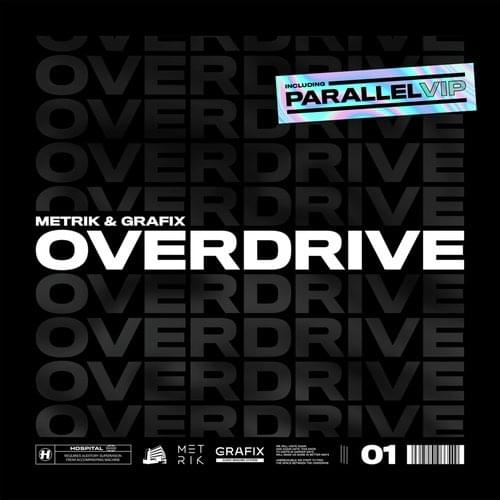 Album cover art for "Overdrive" by Metrik & Grafix