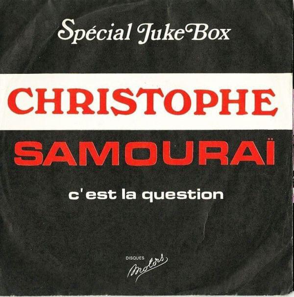 Album cover art for "Samoura�" by Christophe