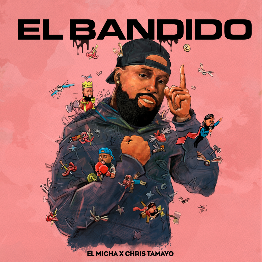 Album cover art for "El Bandido" by El Micha