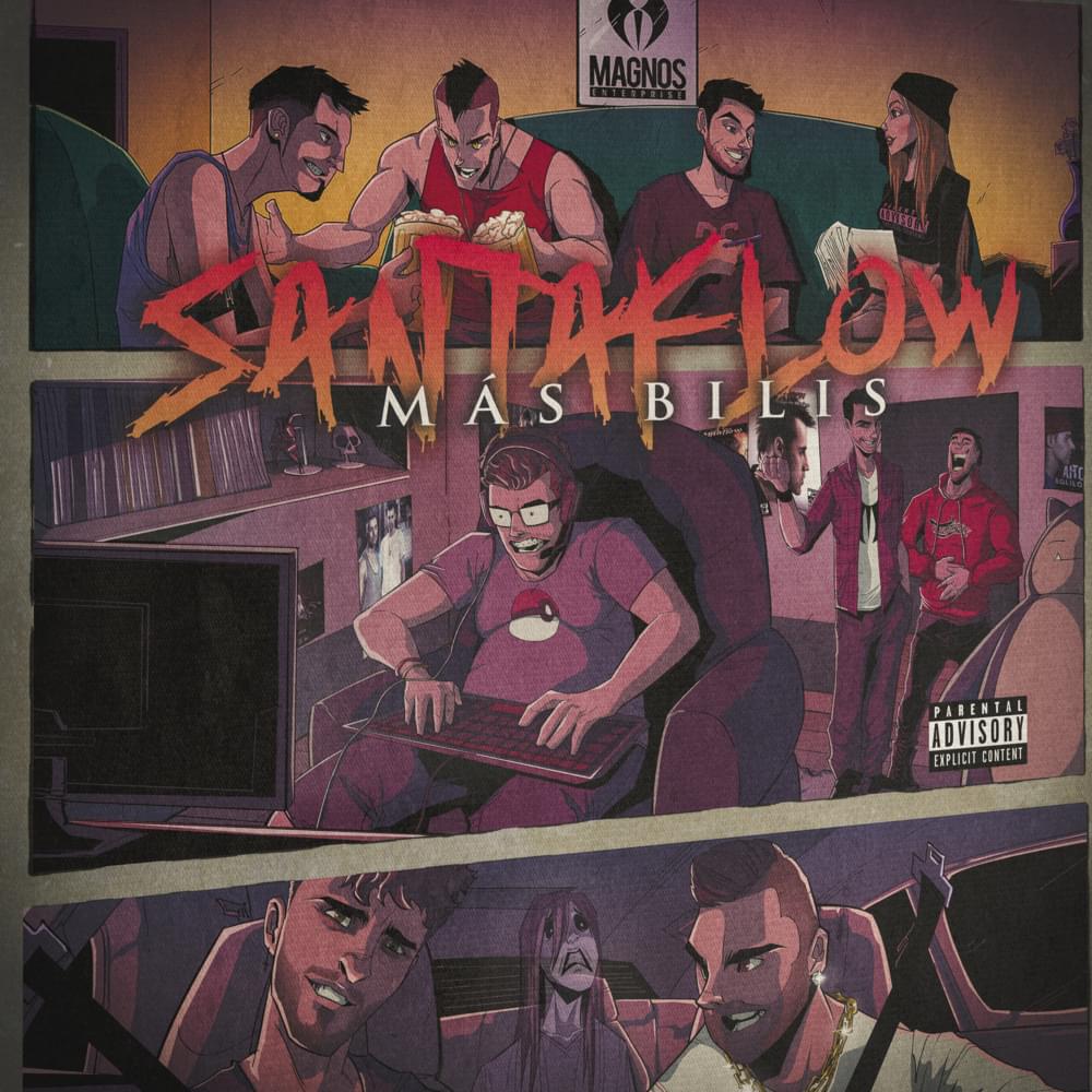 Album cover art for "Más Bilis" by Santaflow