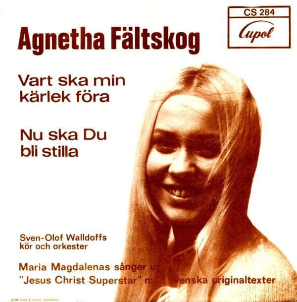 Album cover art for "Vart Ska Min Kärlek Föra?" by Agnetha Fältskog