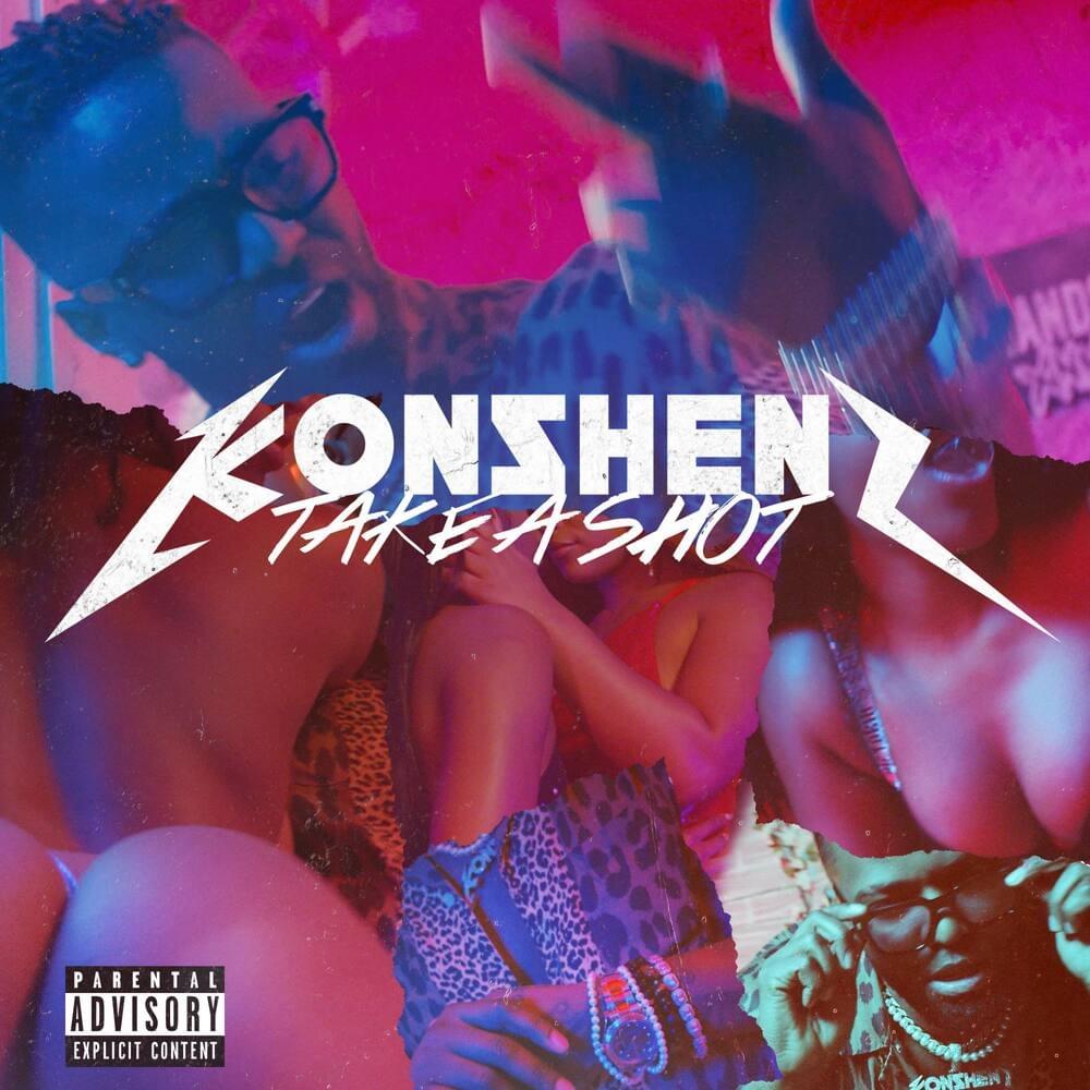 Album cover art for "Take A Shot" by Konshens