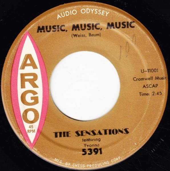 Music, Music, Music by The Sensations (Doo-Wop Group)