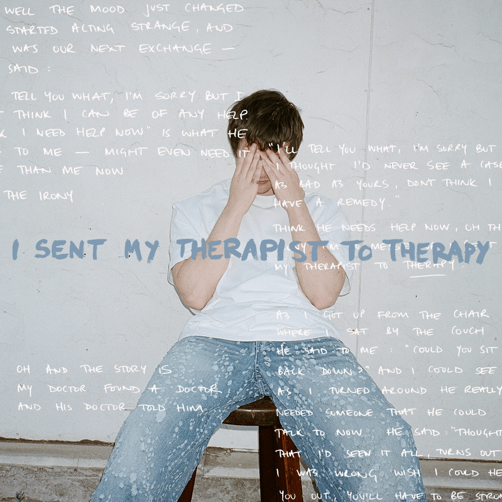 Album cover art for "I Sent My Therapist To Therapy" by Alec Benjamin