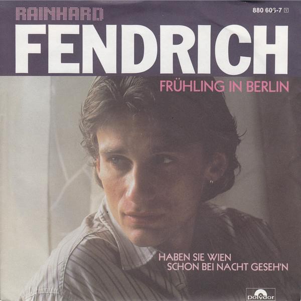 Album cover art for "Frühling in Berlin" by Rainhard Fendrich