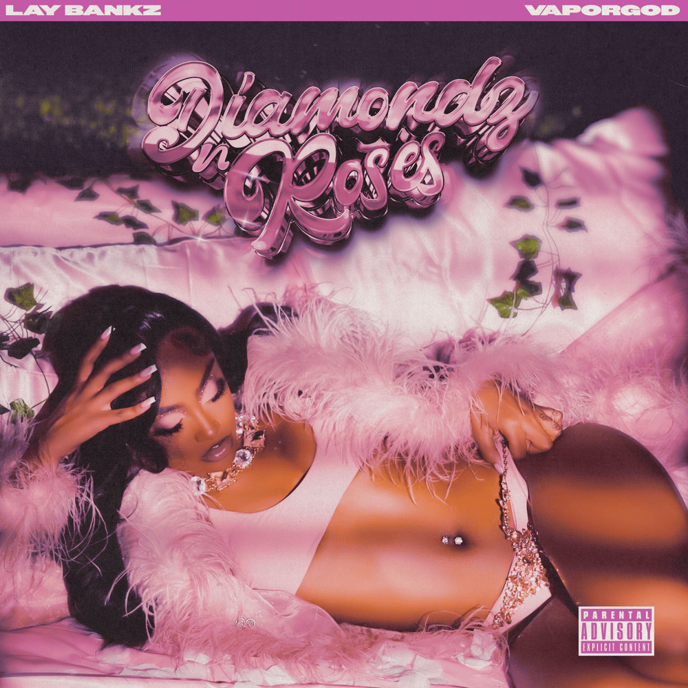 Album cover art for "Diamondz n Roses" by Lay Bankz