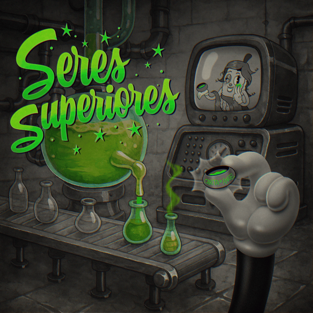 Album cover art for "Seres Superiores" by Porter