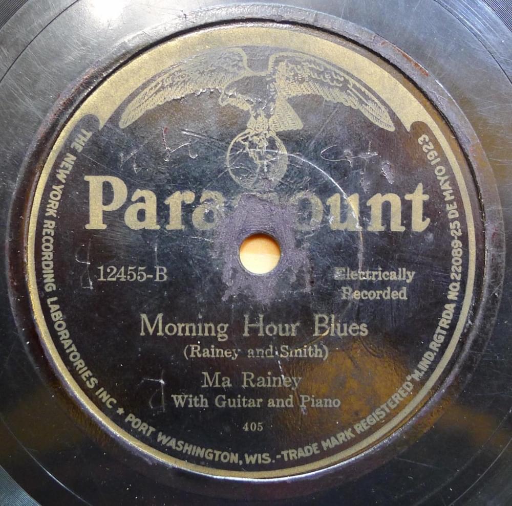 Album cover art for "Morning Hour Blues" by Ma Rainey