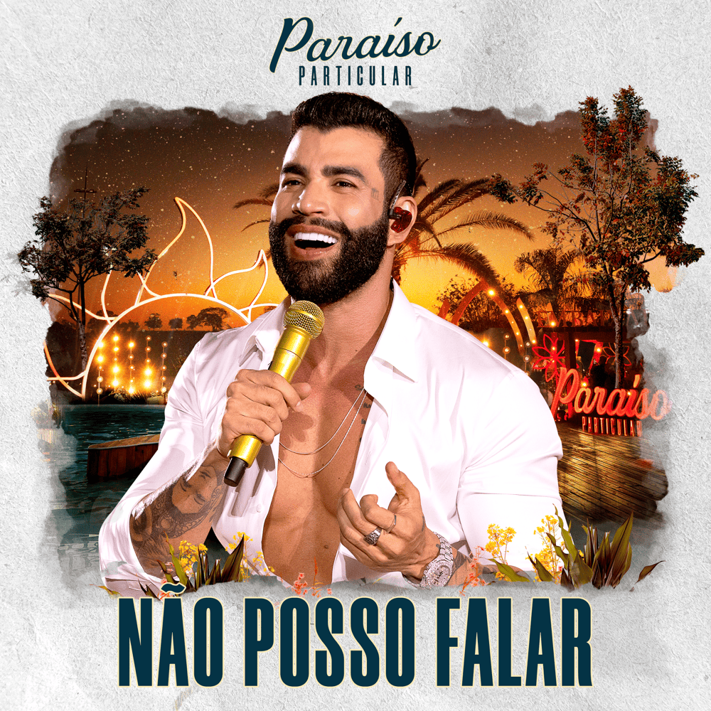 Album cover art for "Não Posso Falar (Ao Vivo)" by Gusttavo Lima