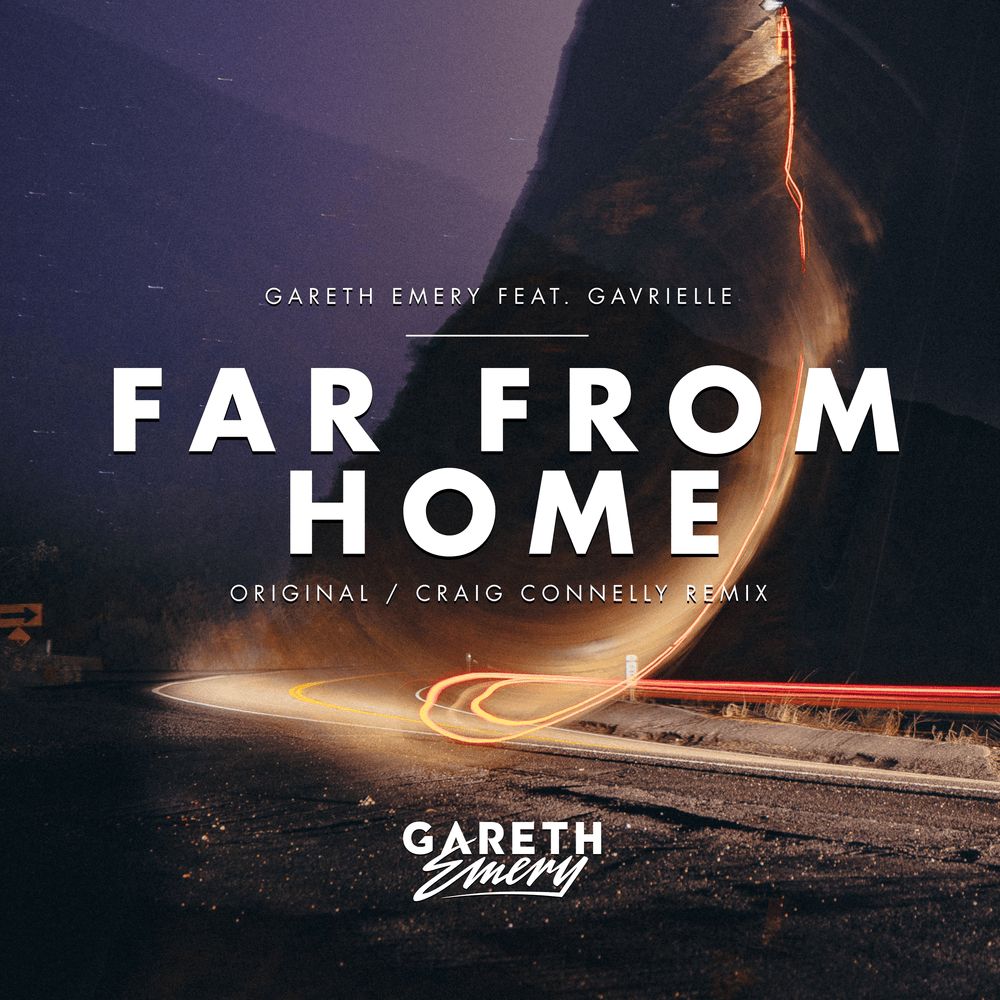Album cover art for "Far from Home" by Gareth Emery & Gavrielle