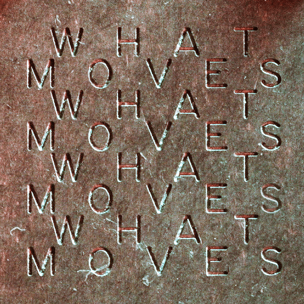 Album cover art for "What Moves" by LA Priest