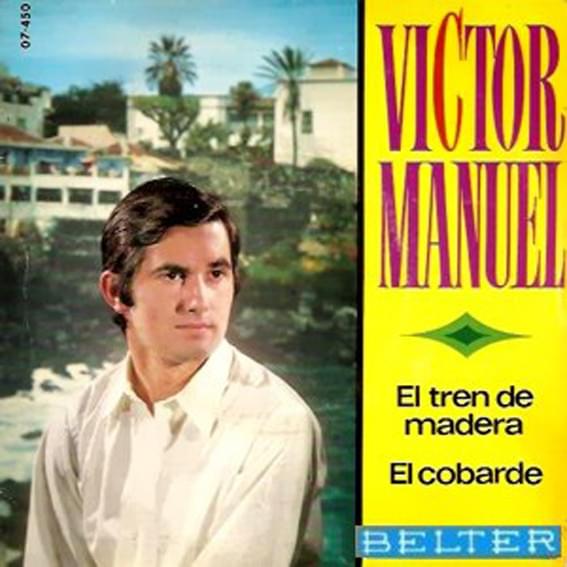 Album cover art for "El tren de madera" by Víctor Manuel
