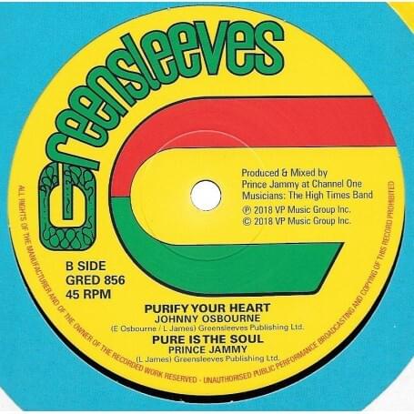 Album cover art for "Purify Your Heart (Cover)" by Johnny Osbourne