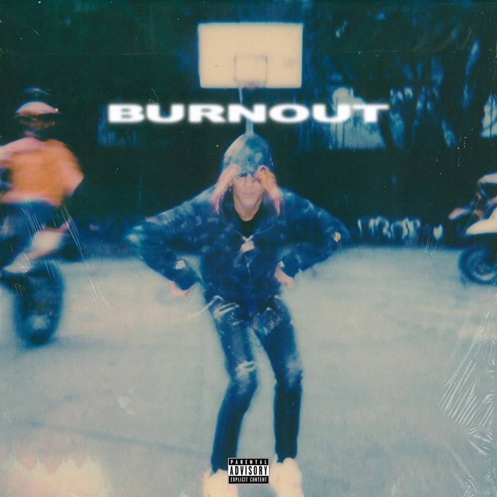Album cover art for "Burnout" by Tedua