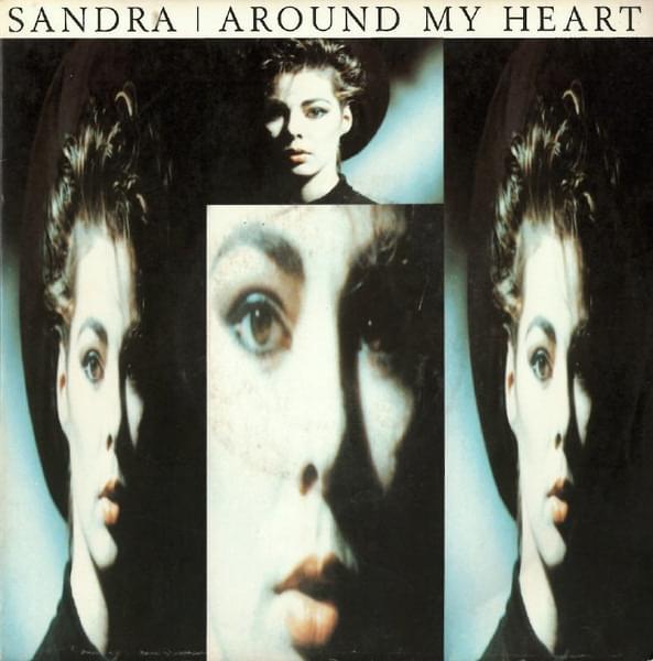 Album cover art for "Around My Heart" by Sandra