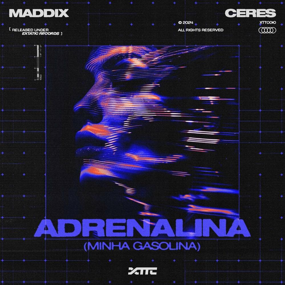 Album cover art for "Adrenalina (Minha Gasolina)" by Maddix