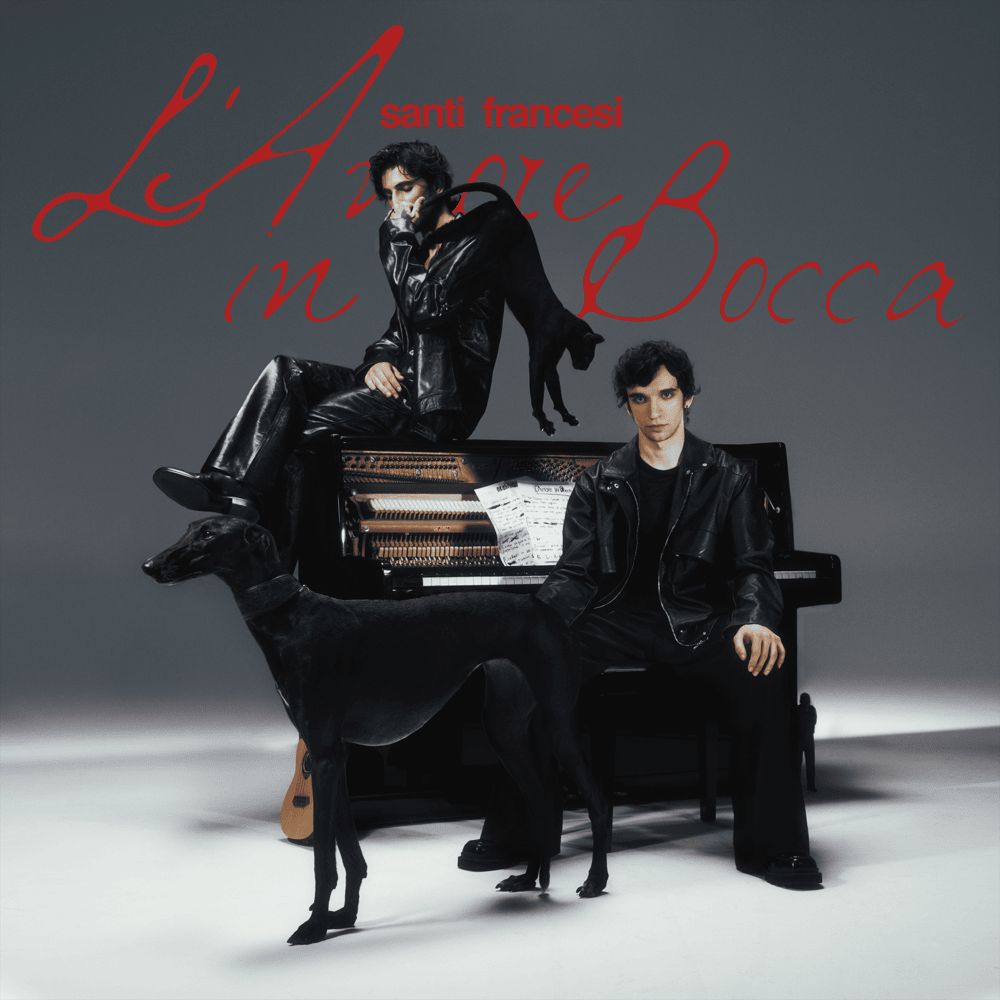 Album cover art for "l’amore in bocca" by SANTI FRANCESI