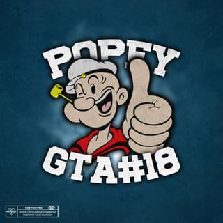 Album cover art for "GTA #18" by Popey