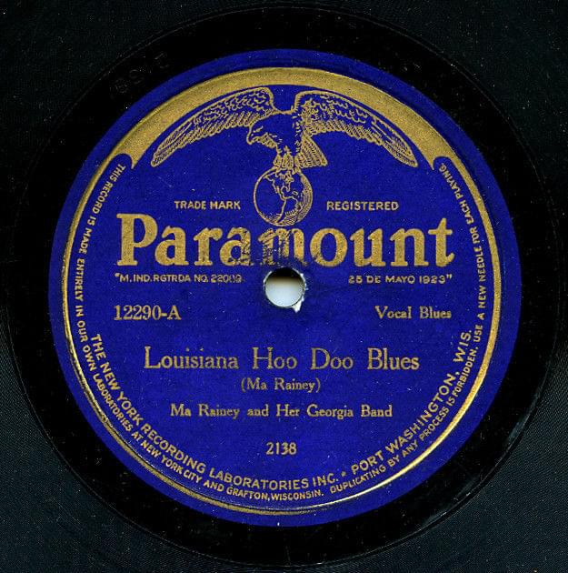 Album cover art for "Louisiana Hoo Doo Blues" by Ma Rainey