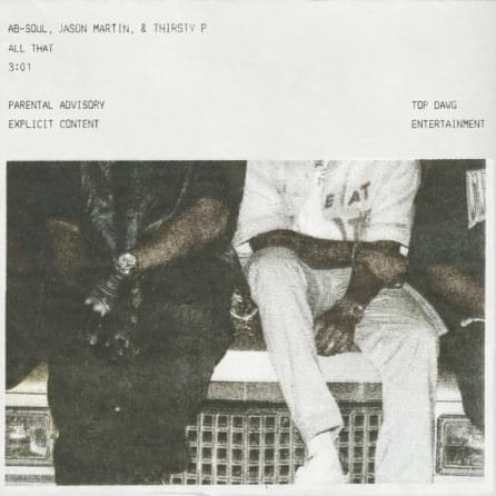 Album cover art for "All That" by 2K Sports & JasonMartin & Thirsty P