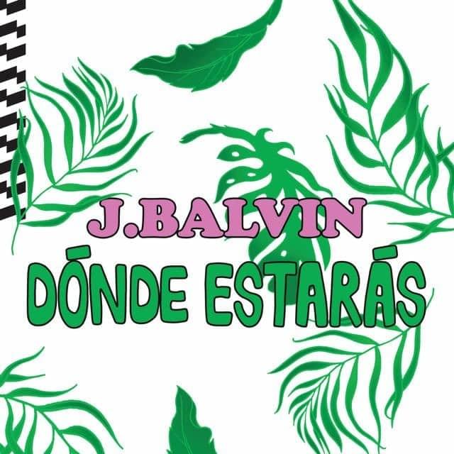 Album cover art for "Dónde Estarás" by J Balvin