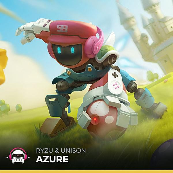Album cover art for "Azure" by Ryzu & Unison
