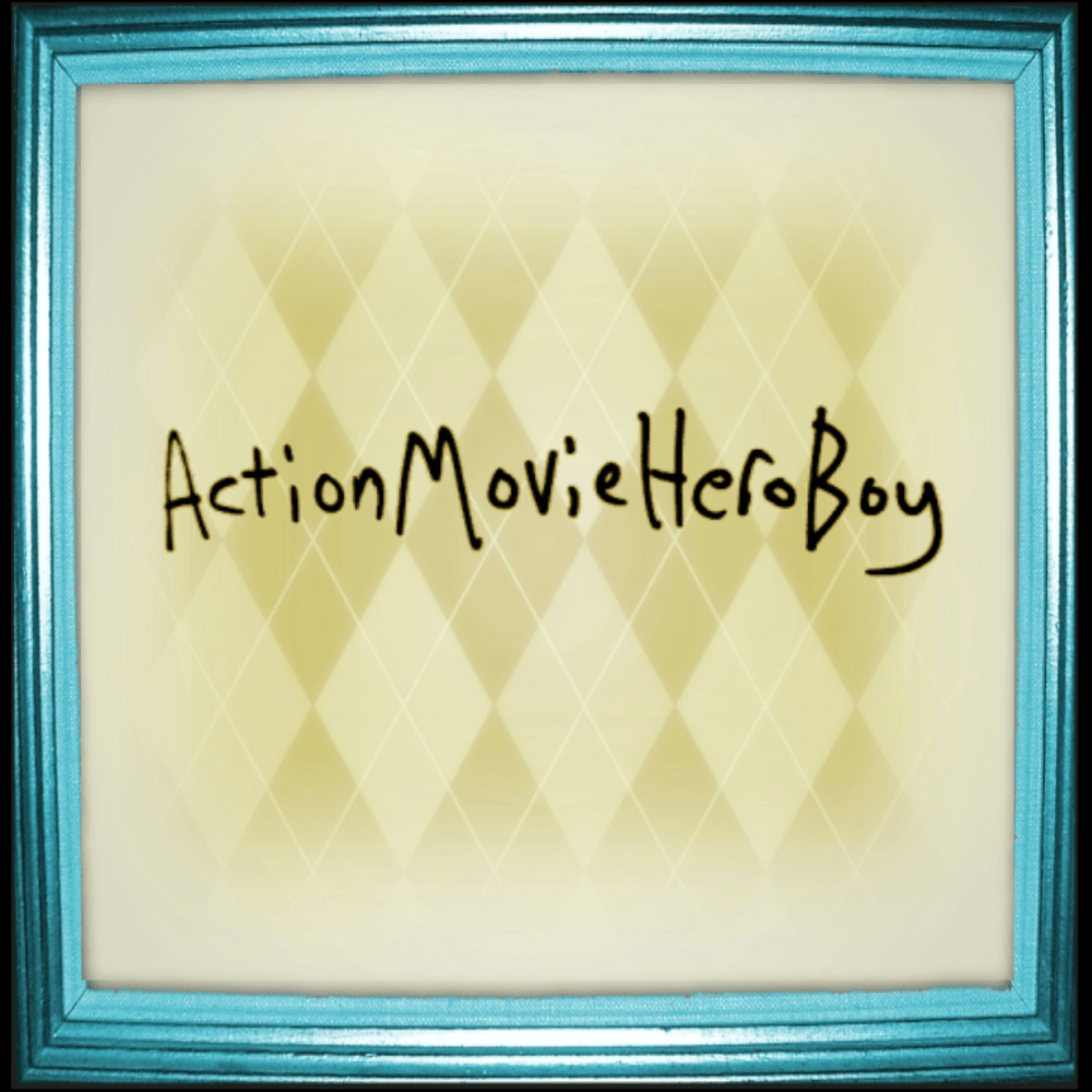 Album cover art for "Action Movie Hero Boy" by Lemon Demon