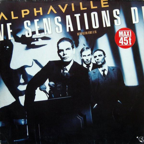 Album cover art for "Sensations" by Alphaville