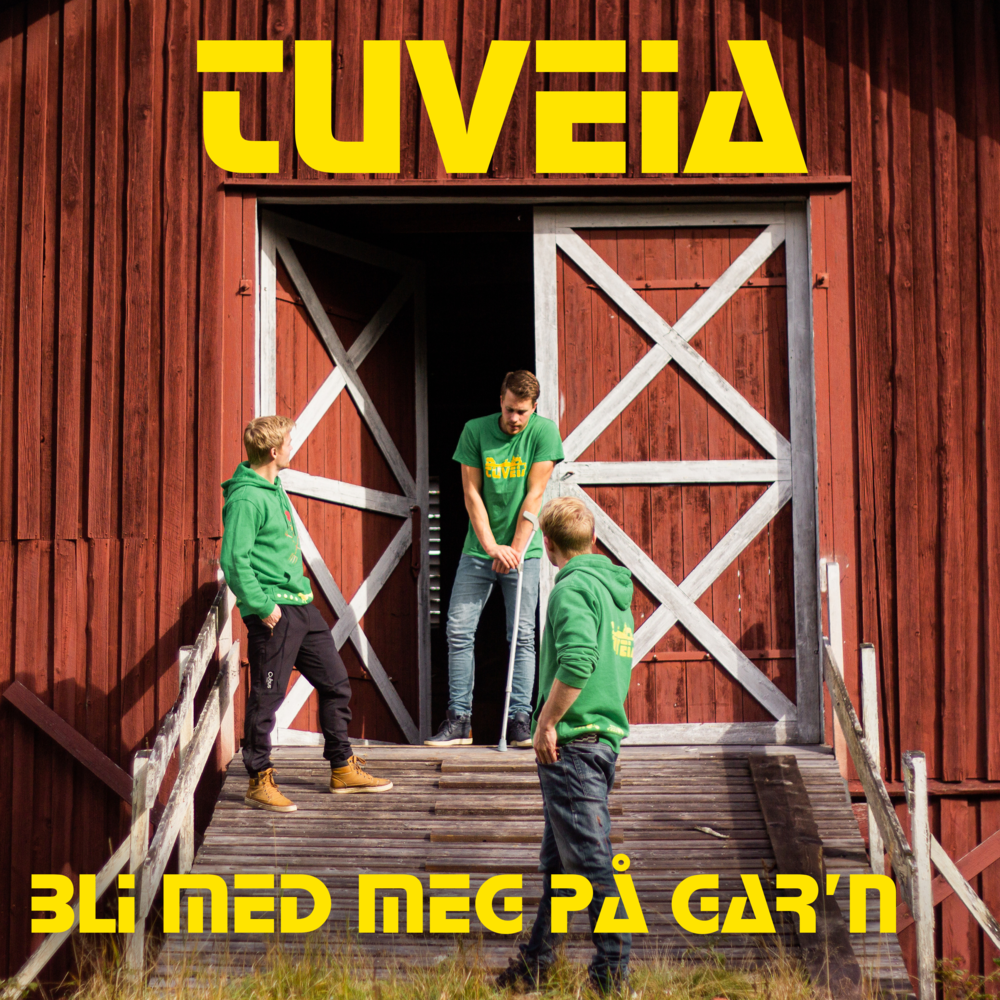 Album cover art for "Bli med meg på gar’n" by TuVeia