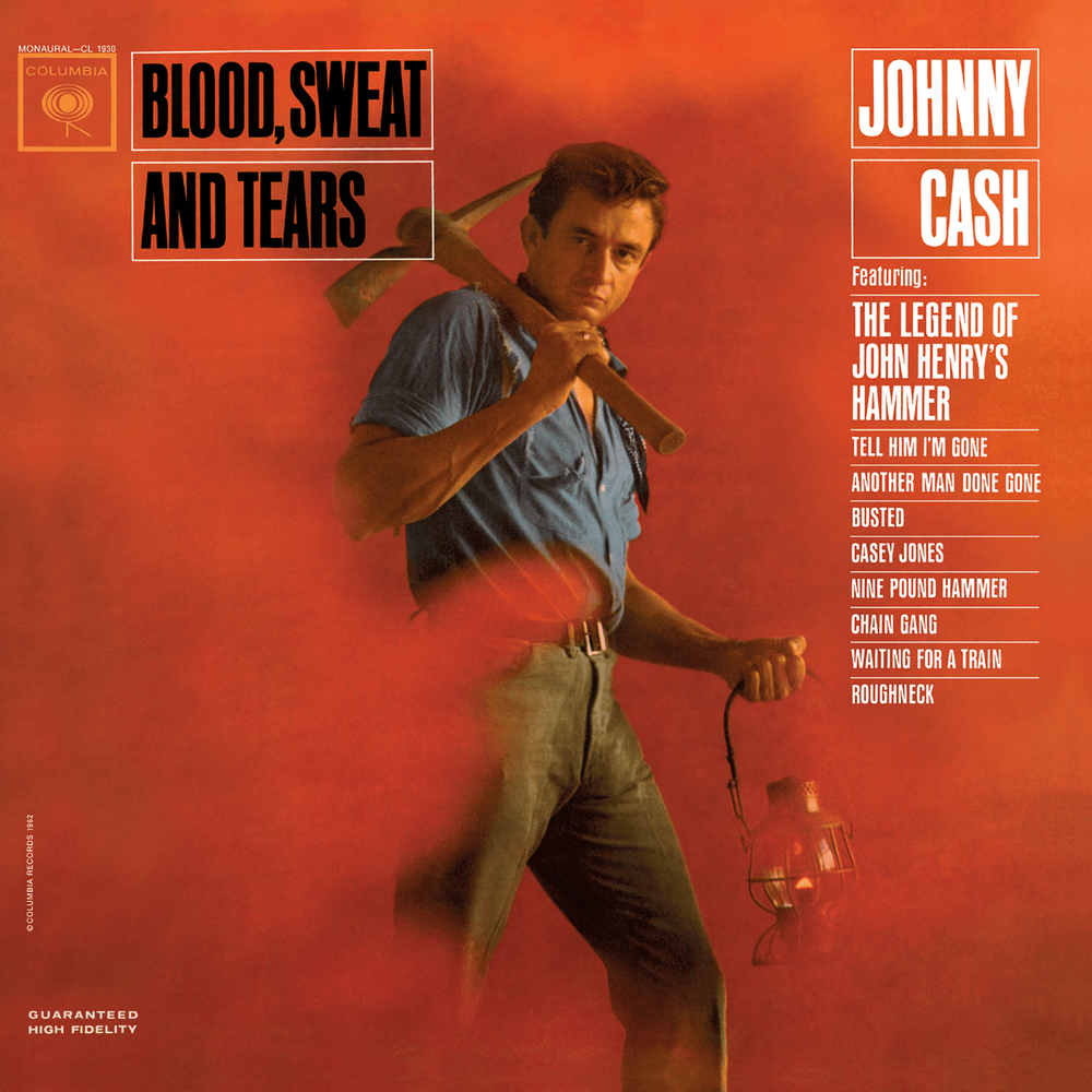 Album cover art for "Roughneck" by Johnny Cash