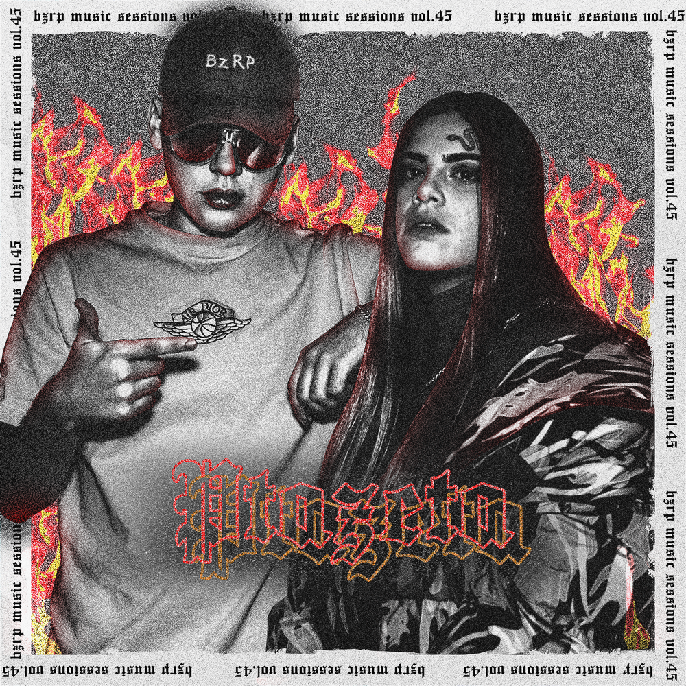 Album cover art for "Ptazeta: Bzrp Music Sessions, Vol. 45" by Bizarrap