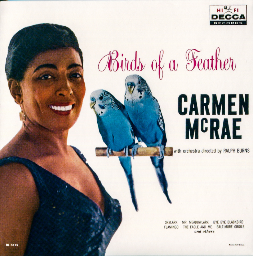 Album cover art for "A Nightingale Sang in Berkeley Square" by Carmen McRae