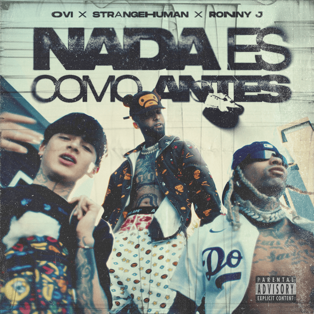 Album cover art for "Nada Es Como Antes" by Ovi