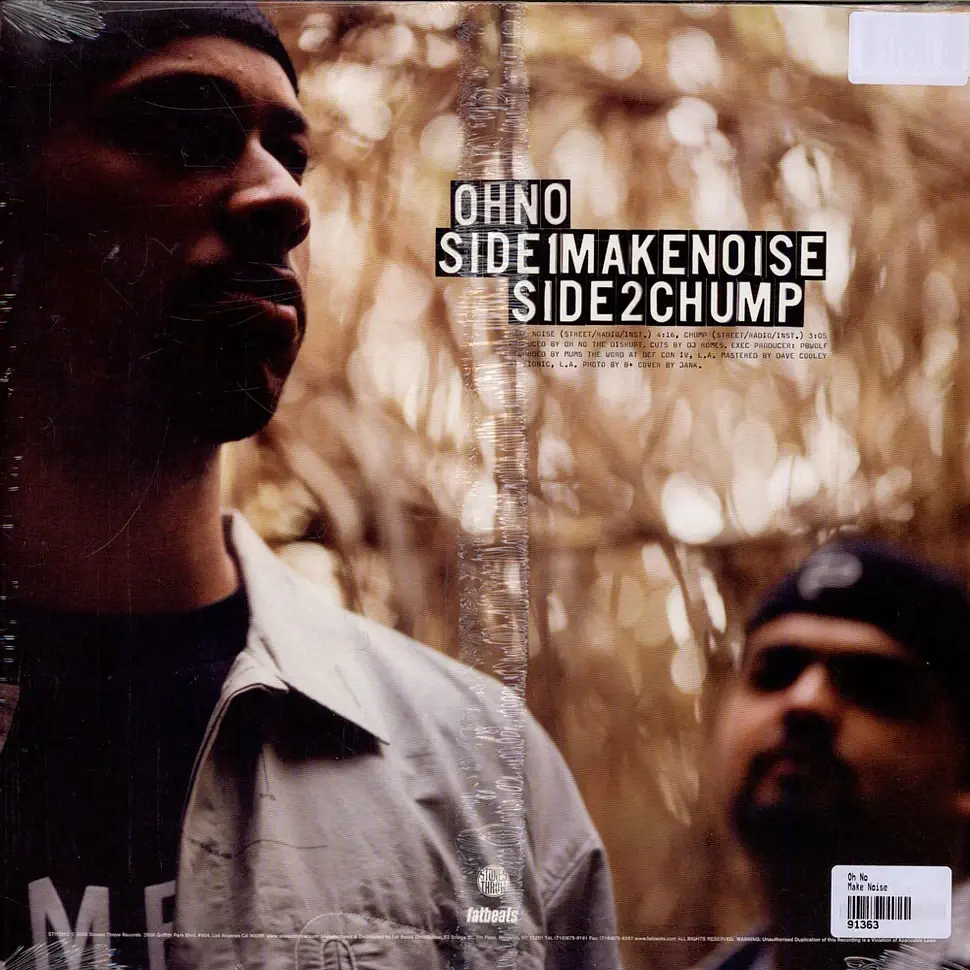 Album cover art for "Chump (Instrumental)" by Oh No
