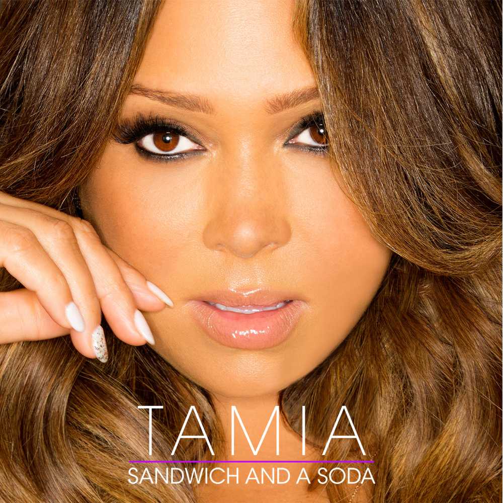 Album cover art for "Sandwich and a Soda" by Tamia
