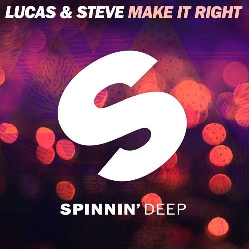 Album cover art for "Make It Right" by Lucas & Steve