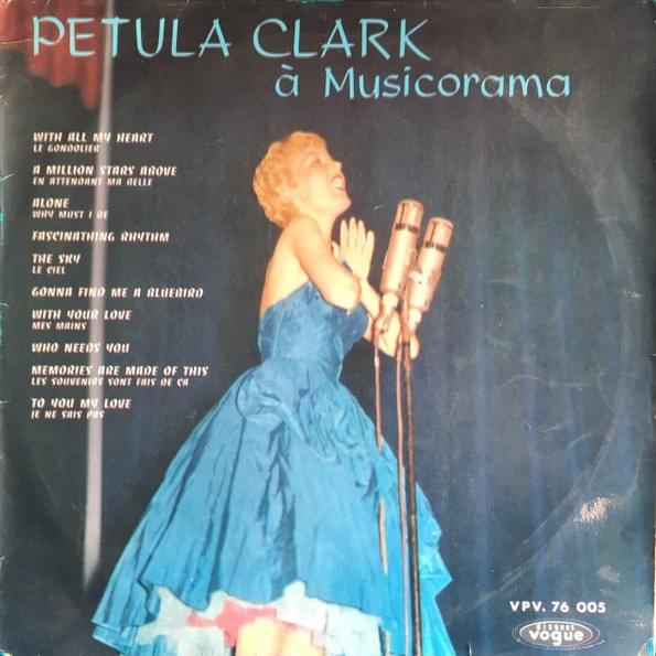 Cover image for Petula Clark À Musicorama