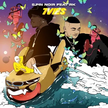 Album cover art for "7 vies (Saison 999)" by S.Pri Noir & RK