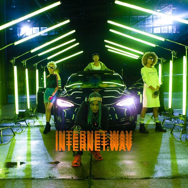 Album cover art for "INTERNET.WAV" by Żabson
