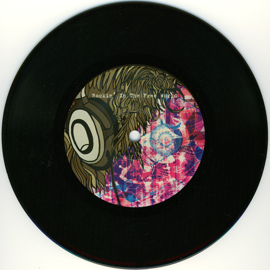 Album cover art for "Rockin’ In The Free World" by Pearl Jam