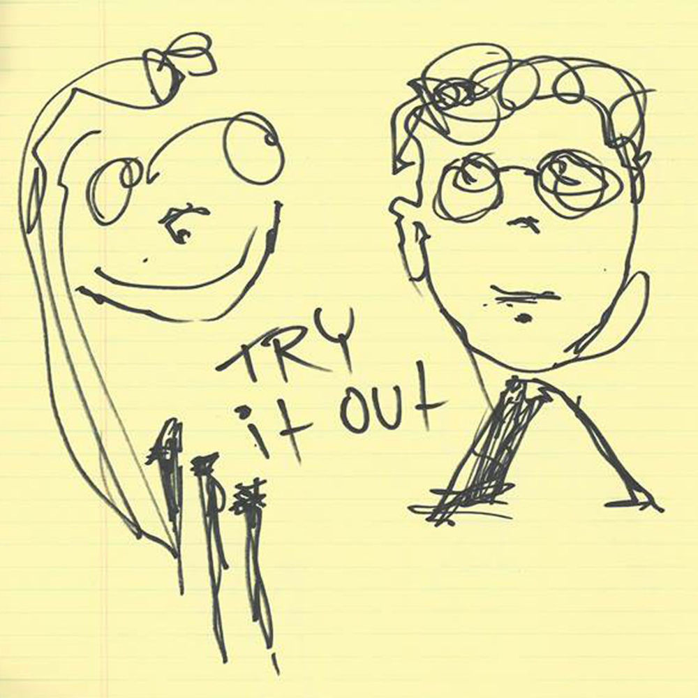 Album cover art for "Try It Out (Neon Mix)" by Skrillex
