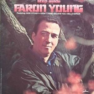 Album cover art for "Step Aside" by Faron Young