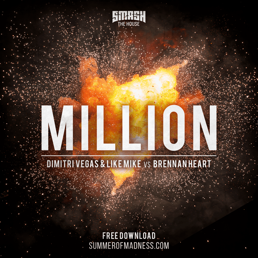 Album cover art for "Million" by Dimitri Vegas & Like Mike